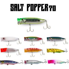 Fujin Salt Popper 70 mm 9.5 gr Su Üstü Maket Balık