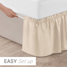 Karsu Home Karsuhome Baza Fırfırı / Baza Eteği Tek Kişilik