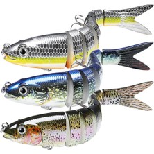 Burake 3x Setler Akarsular Için Hook Fishing Mücadele Rezervuarlar Nehirler 13.7cm 20G (Yurt Dışından)