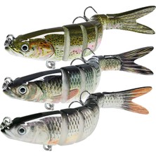 Burake 3x Setler Akarsular Için Hook Fishing Mackle ile Rezervuarlar 10 cm 11G (Yurt Dışından)