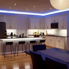 Tawitec Hortum Şerit LED 220 Volt  Su Geçirmez Fiş Dahil Metrede 68 LED 5730 Amber 5 Metre