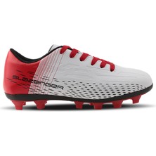Slazenger SCORE I KRP Erkek Çocuk Halı Saha Beyaz / Kırmızı Futbol Ayakkabısı