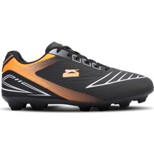 Slazenger DANGER I KR Erkek Halı Saha Siyah / Turuncu Futbol Ayakkabısı