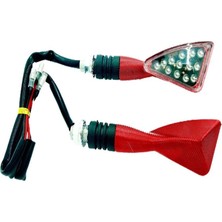 Universal Sinyal LED Üçgen Sarı Işık Kırmızı 8561K