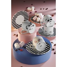 Kütahya Porselen 4 Kişilik 8 Parça Kahve Takımı