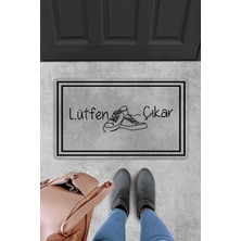 Evaşk Kapı Önü Paspası Vinil Kaymaz Tabanlı