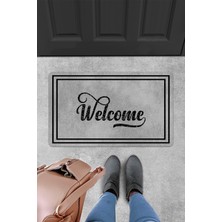 Evaşk Kapı Önü Paspası Vinil Kaymaz Tabanlı