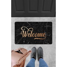 Evaşk Kapı Önü Paspası Vinil Kaymaz Tabanlı