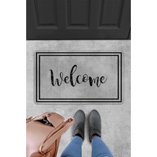 Evaşk Kapı Önü Paspası Vinil Kaymaz Tabanlı