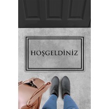 Evaşk Kapı Önü Paspası Vinil Kaymaz Tabanlı