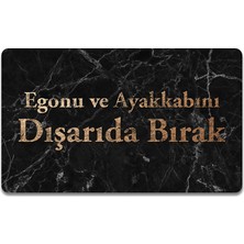 Evaşk Kapı Önü Paspası Vinil Kaymaz Tabanlı