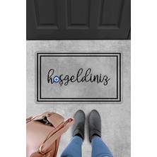 Evaşk Kapı Önü Paspası Vinil Kaymaz Tabanlı