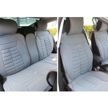 Kepmorpho Honda Accord Lüx Oto Koltuk Minderi Ön Arka 5'Li Set 5star Serisi Gri