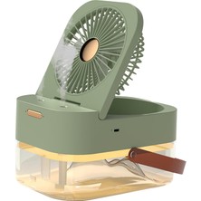 Burake Masaüstü Nemlendirici Fan 2500ML Su Deposu Soğutma Fanı Araba Ev Yurt Yeşil (Yurt Dışından)
