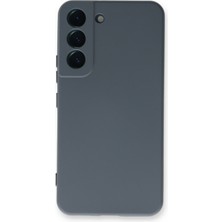 Bilişim Aksesuar Samsung Galaxy S22 Plus Kılıf Nano Içi Kadife  Silikon - Gri
