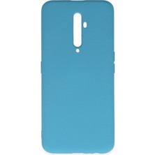 Casetify Oppo Reno 2z Kılıf Nano Içi Kadife  Silikon - Mavi