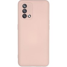 Casetify Oppo A74 4g Kılıf Nano Içi Kadife  Silikon - Pudra