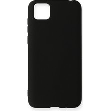 Casetify Huawei Y5P Kılıf Nano Içi Kadife  Silikon - Siyah
