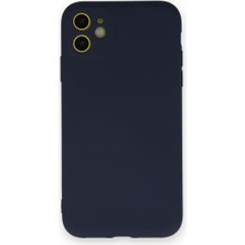 Casetify iPhone 12 Mini Kılıf Nano Içi Kadife  Silikon - Lacivert