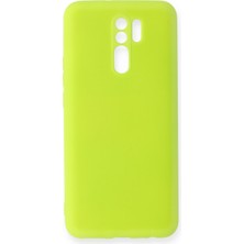 Bilişim Aksesuar Xiaomi Redmi 9 Kılıf Nano Içi Kadife  Silikon - Sarı