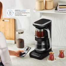 Karaca Çaysever Robotea Pro Connect 4 In 1 Konuşan Otomatik Cam Çay ve Filtre Kahve Demleme Makinesi