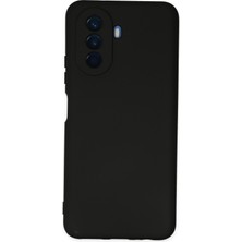 Bilişim Aksesuar Huawei Nova Y70 Kılıf Nano Içi Kadife  Silikon - Siyah