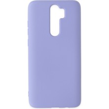 Bilişim Aksesuar Xiaomi Redmi Note 8 Pro Kılıf Nano Içi Kadife  Silikon - Lila