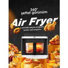 Pirantech  AF539T Xl Borcam Hazneli Airfryer 5.5 L Fritöz