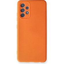 Casetify Samsung Galaxy A32 Kılıf Nano Içi Kadife  Silikon - Turuncu