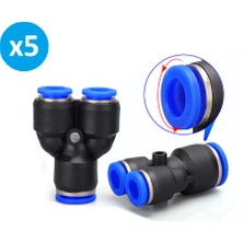 SkyCe Pnömatik Ye Nipel 16 mm Paket 5 Adet