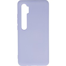 Bilişim Aksesuar Xiaomi Mi Note 10 Lite Kılıf Nano Içi Kadife  Silikon - Lila