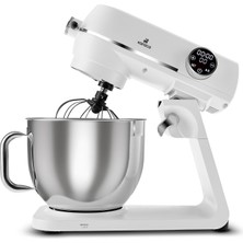 Karaca Multichef Artisan Digital Ekran 7 Litre Döküm Stand Mikser Pearl White 1800W