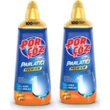 Porçöz Bulaşık Makinesi Parlatıcı Premium Bodrum Mandalinası & Datça Bademi 500 ml x 2