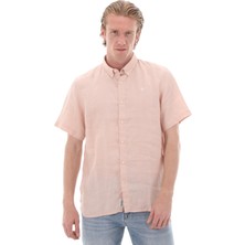 TB0A2DCC6621 Timberland Linen Short Sleeve Shir Erkek G&amp;ouml;mlek Krem