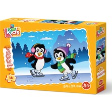 Yappuzz Patenci Penguenler 16 Parça Çoçuk Puzzle