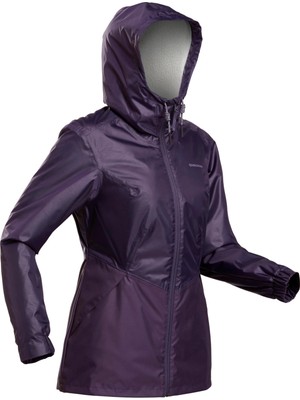 Decathlon QUECHUA Kadın Su Geçirmez Outdoor Kar Montu / Kışlık Mont - Mor - SH100 -5°C