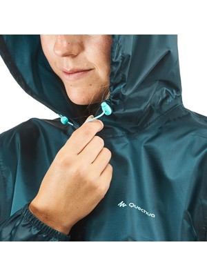 Decathlon Quechua Kadın Outdoor Yağmurluk - Mavi - Raincut