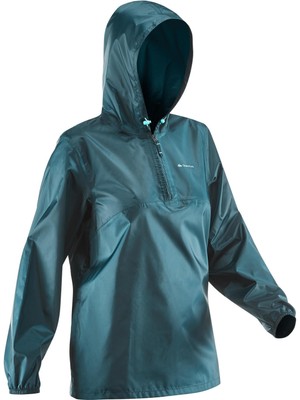 Decathlon Quechua Kadın Outdoor Yağmurluk - Mavi - Raincut