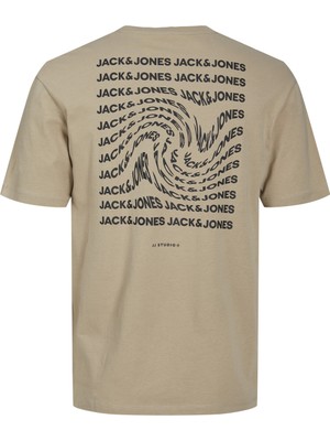 Jack & Jones Logolu Sirt Baskili Tisört- Twirl