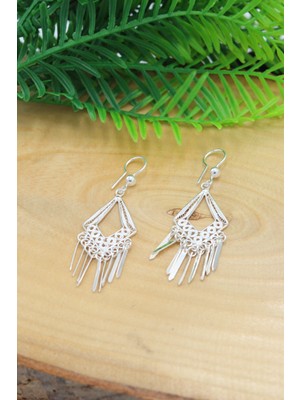 Midyat Nurtaş Gümüş Sallantılı Model Telkari Kadın Gümüş Küpe 201022164