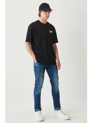 Lee Erkek Regular Fit Pamuklu Bisiklet Yaka T-Shirt - LL04FQ001