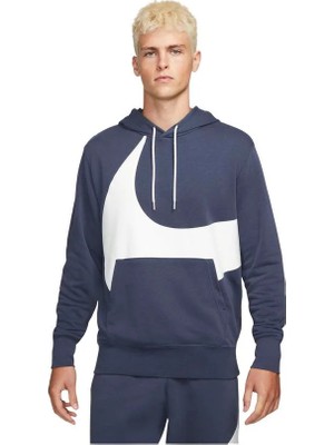 Nike Sportswear Swoosh Yumuşak Erkek Kapüşonlu Sweatshirt'ü DH1027-437