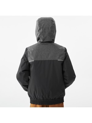 Decathlon Quechua Çocuk Kışlık Mont / Kar Montu - 7 / 15 Yaş - Siyah - Sh100 X-Warm