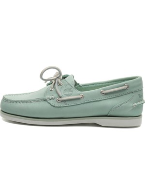 TB0A2N83D801 Timberland Classic Boat Amherst 2 Eye Boat Shoe Kadın Spor Ayakkabı Yeşil