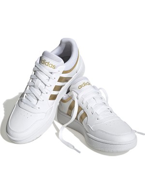 adidas Beyaz Kadın Basketbol Ayakkabısı HP7972 Hoops 3.0