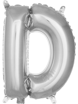 Öfn Aksesuar Öfn Gümüş "d'' Harfi Folyo Balon 100 cm (40 Inc)