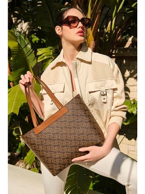 U.S. Polo Assn. Kadın Omuz Çanta Bej Us23106