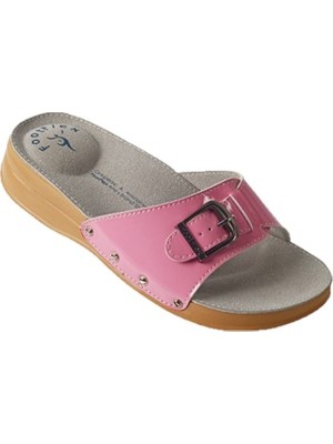 Footflex Pembe Epin Kadın Ortopedik Terlik MBS409