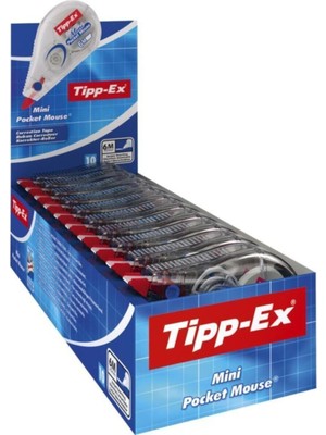 Bic Tipp-Ex Mini Pocket Mouse Şerit Düzeltici - Daksil 5mm x 6 mt (10 Lu Kutu) 8221351