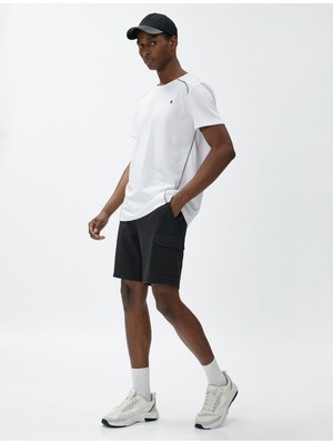 Koton Spor Şort Kargo Cep Detaylı Beli Bağcıklı